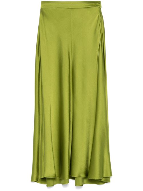 Fern green silk satin skirt FORTE FORTE | 9919FELCE